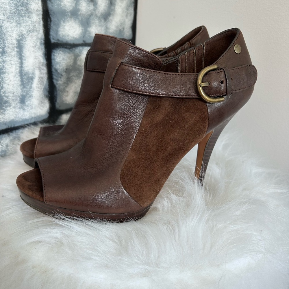 Coach Adrina Leather and Suede Stiletto - Picture 2 of 8